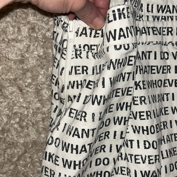 H&M Divided White Denim Overalls Dress - Picture 5 of 5